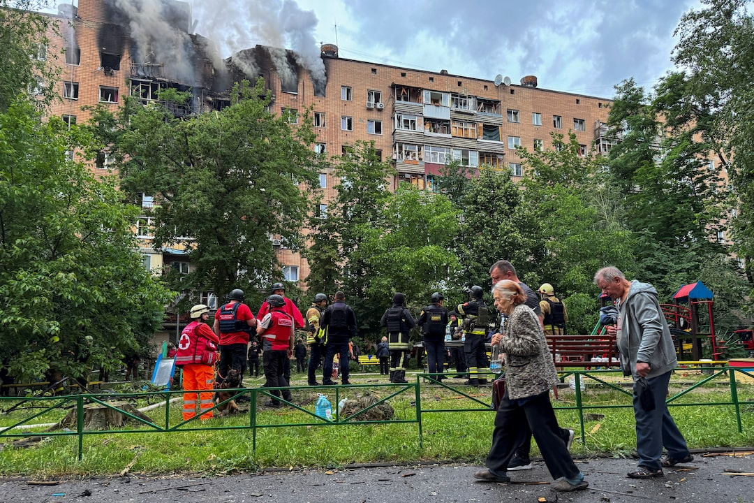 Angriffswelle in Charkiw: Vier Tote und fast 60 Verletzte