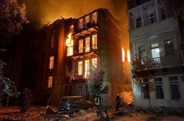 Ein Toter und 14 Verletzte bei nächtlichem russischem Angriff auf Odessa