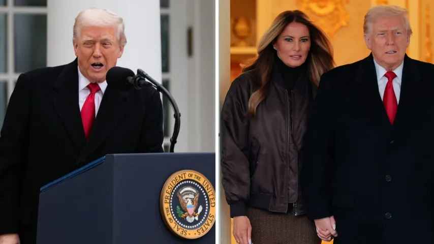 Trump pöbelt bei Truthahn-Rede: 'Egal, was Melania sagt'