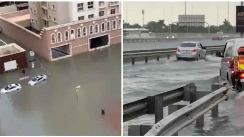 Schwere Überschwemmungen in Dubai und Abu Dhabi