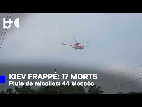 Missiles balistiques 'comme la pluie' sur Kiev : 17 morts la nuit, 44 blessés