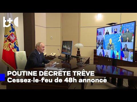 Guerre en Ukraine: Poutine annonce un cessez-le-feu de 2 jours pour Pâques orthodoxes