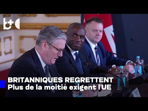 Les Britanniques regrettent le Brexit, dix ans plus tard, veulent revenir dans l'Union européenne