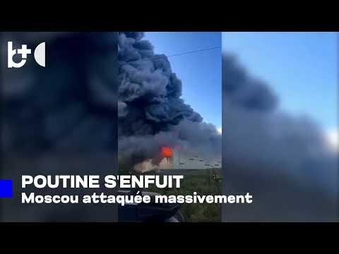 Poutine 's'enfuit' en Sibérie / Moscou et Saint-Pétersbourg en flammes, attaque ukrainienne massive