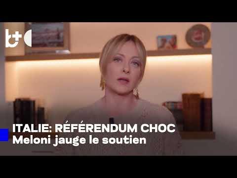 Référendum sur la justice en Italie. Test du soutien à Meloni