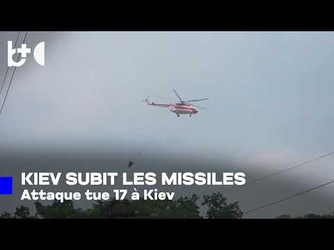 Missiles balistiques 'comme la pluie' sur Kiev : 17 morts la nuit, 44 blessés