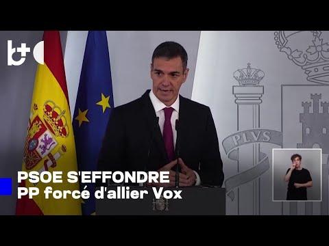 Le parti de Pedro Sánchez subit une lourde défaite en Andalousie
