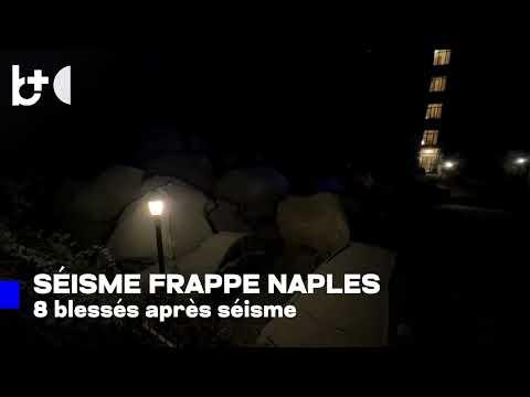Tremblement dévastateur en Italie / Voitures écrasées sous les décombres, 8 blessés à Naples