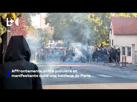 Affrontements entre policiers et manifestants dans une banlieue de Paris
