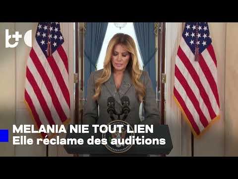 Melania Trump aux médias : «Je n’ai jamais eu de lien avec Epstein»