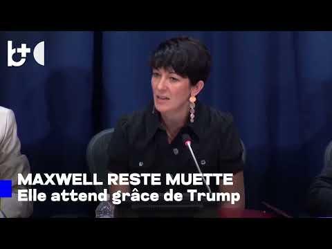 Demande 'clémence' à Trump / la collaboratrice d'Epstein 'se tait' au Congrès