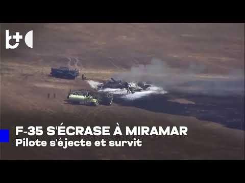 Avion de combat américain «mis en lambeaux» : F35 s'écrase près d'une base, pilote sauvé