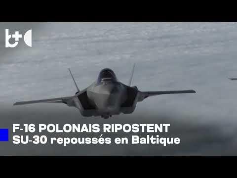 Des F-16 polonais interceptent des avions russes au-dessus de la mer Baltique