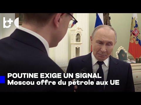 Un signal des Européens" / Poutine: prêts à coopérer pour stabiliser le marché pétrolier
