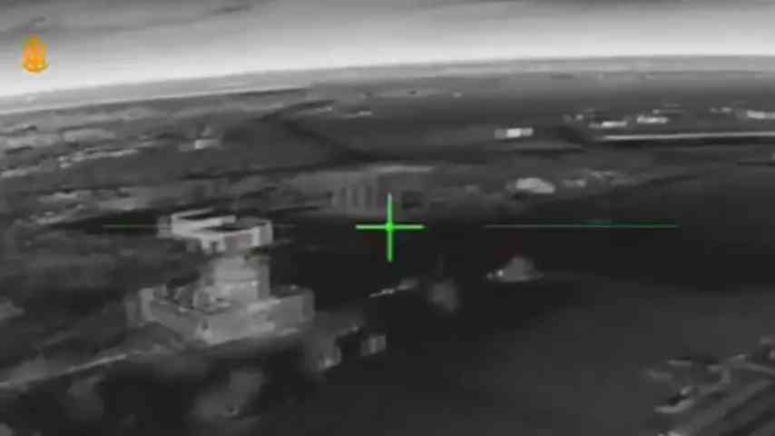 Ukrainer zerstören russische Basis auf Krim mit einem einzigen Angriff, Aufnahmen veröffentlicht