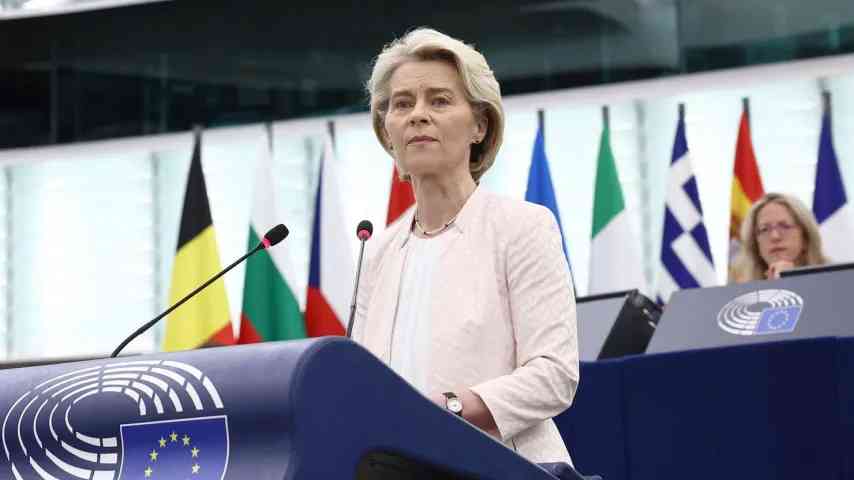 „Der Moment der Unabhängigkeit Europas“ / von der Leyen: Wir leben in einer Welt der Kriege