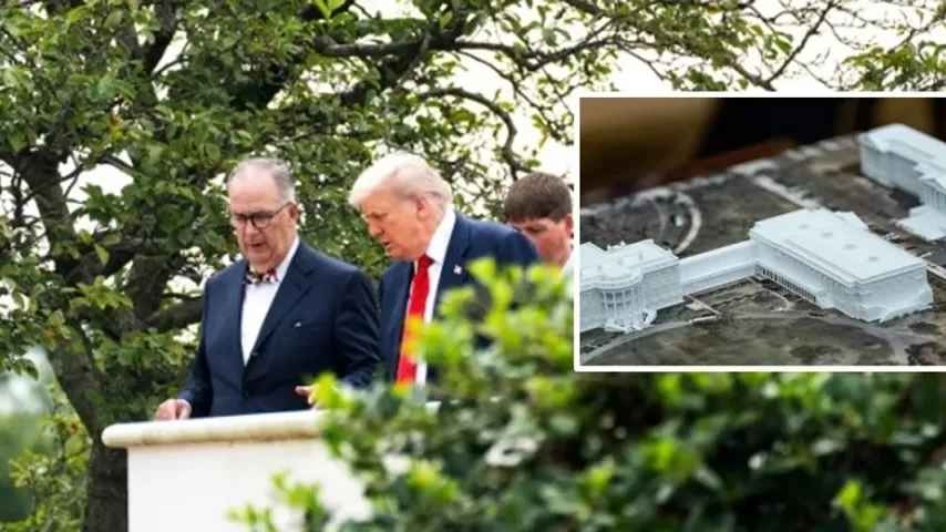 Der Tanzsaal für 300 Mio. Dollar – Trump feuert den Architekten und nimmt einen neuen.