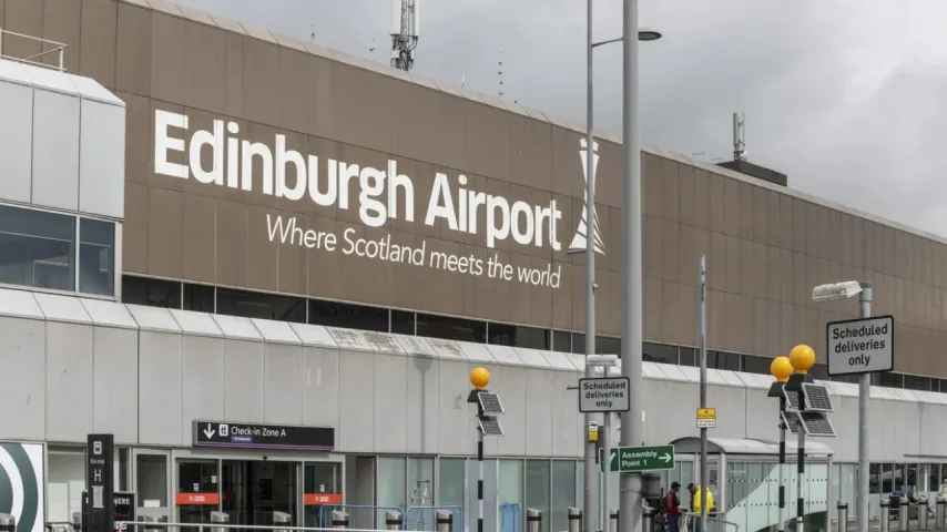 Flugbetrieb am Flughafen Edinburgh in Schottland wegen IT-Störungen eingestellt
