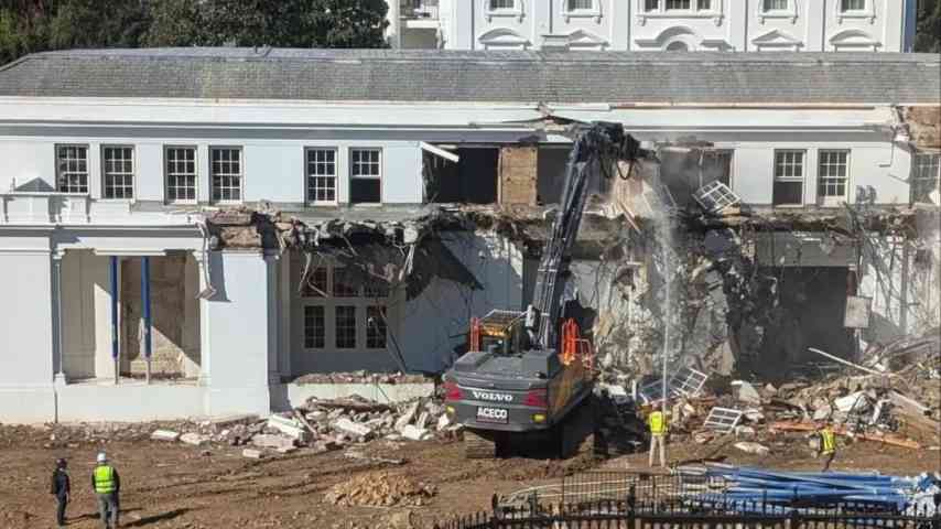 Klage gegen Trump wegen Abrisses des Ostflügels des 'Weißen Hauses', neue Reaktionen zum Ballsaal