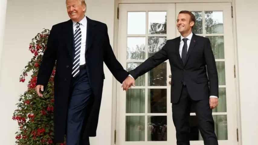 Macron verteidigt Partnerschaft USA-EU nach Berichten über Spannungen mit Trump