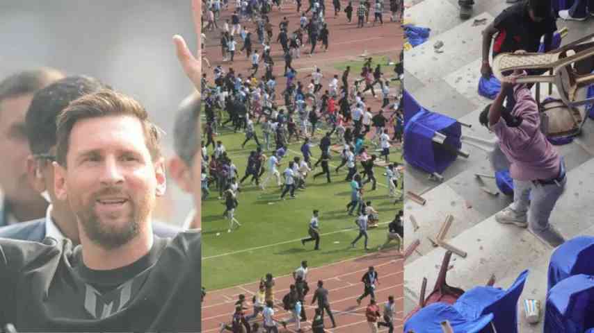 Monatslöhne für Messi ausgegeben, wütende Fans in Indien: "Tickets umsonst" — Stühle zerbrochen