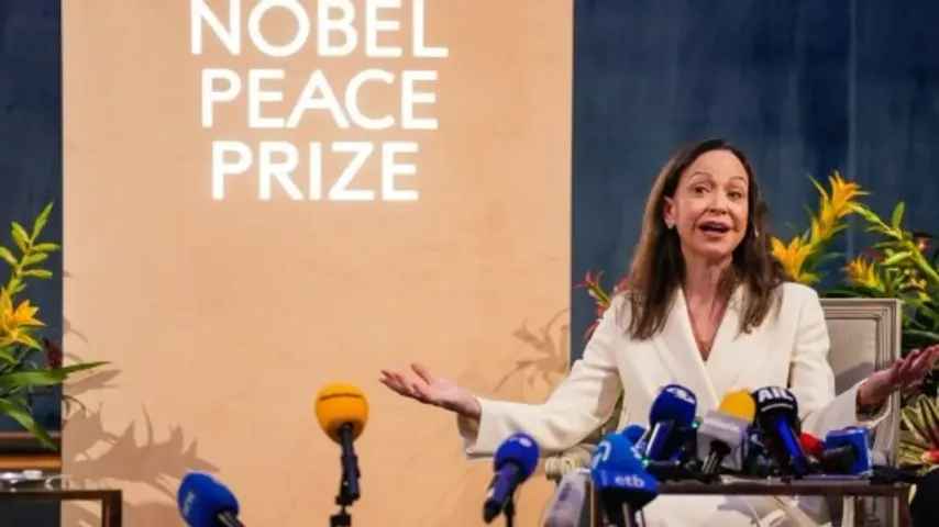 Nachdem sie den Friedensnobel erhielt, Machado: Venezuela ist bereits besetzt