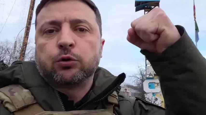 Putin behauptet, er habe es erobert, Zelensky veröffentlicht Video aus Kupiansk