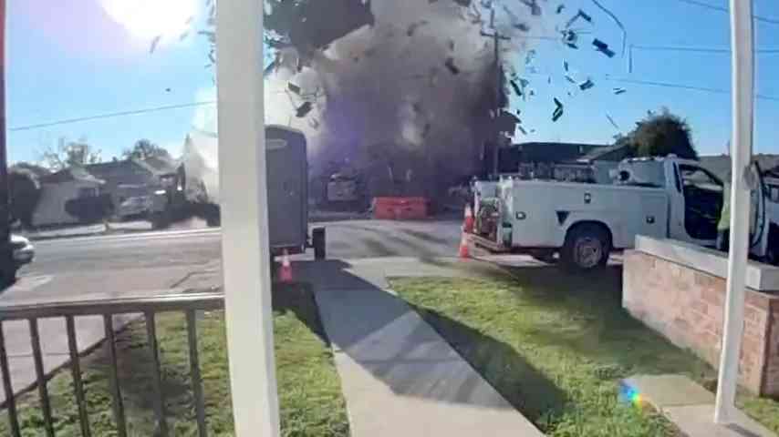 Starke Explosion an einer Gaspipeline in Kalifornien, Verletzte gemeldet