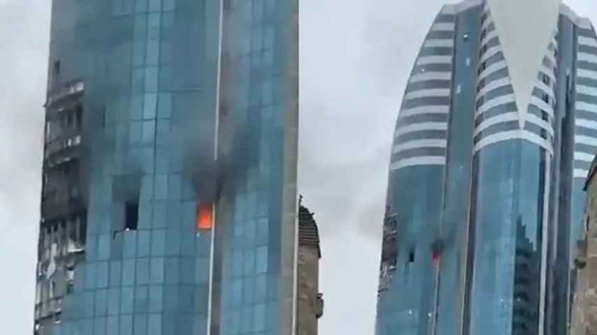 Ukrainer greifen Tschetschenien an, Drohnen treffen eines der wichtigsten Gebäude