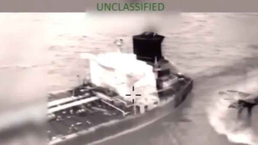 Aufnahmen vom Zugriff durch US-Streitkräfte auf Tanker in der Karibik veröffentlicht