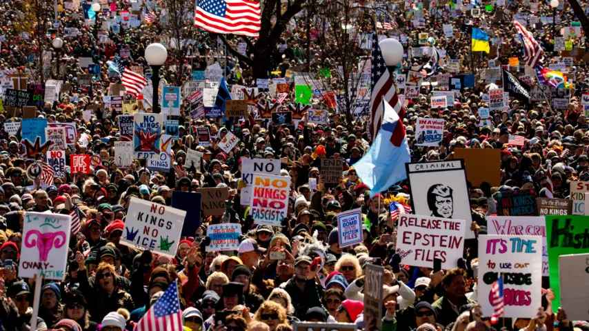Anti-Trump-Proteste: Millionen gingen unter dem Motto „Keine Könige“ auf die Straßen