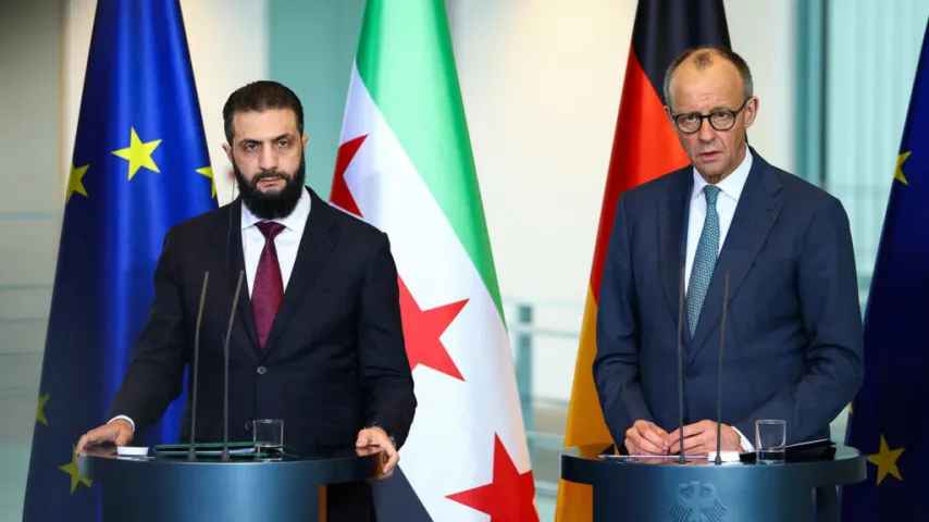 Deutschland fordert Rückführung der Syrer, Merz und al-Sharaa einig über Flüchtlinge