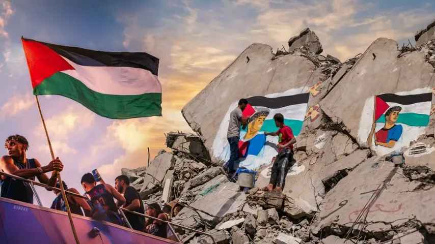 Palästinenser "erweisen Lamine Yamal die Ehre" – sein Wandbild erscheint in Gaza