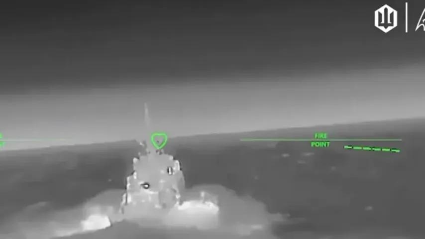 Ukrainische Drohnen treffen russisches Schiff in Dagestan, fast 1.000 km von der Front