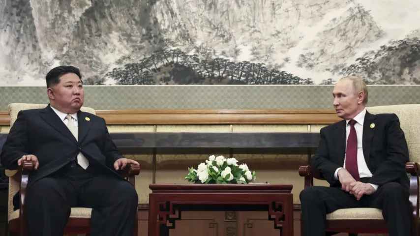 Kim Jong Un und Putin, „Freunde fürs Leben“/volle Unterstützung Russlands, Gruß zum Nationaltag
