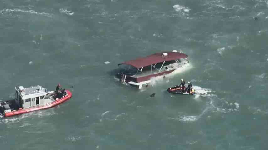 Boot kentert mit 19 Personen an Bord; ein Toter, zwei Vermisste in San Francisco