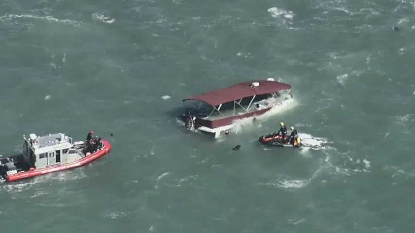 Boot kentert mit 19 Personen an Bord; ein Toter, zwei Vermisste in San Francisco