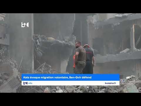 Déplacement forcé des Palestiniens / UE contre le plan israélien pour la population de Gaza