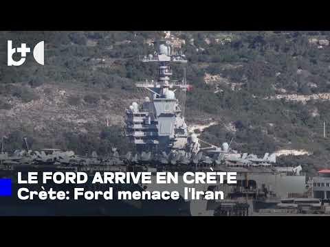 Le plus grand porte-avions du monde, l’USS Gerald R. Ford, arrive en Crète