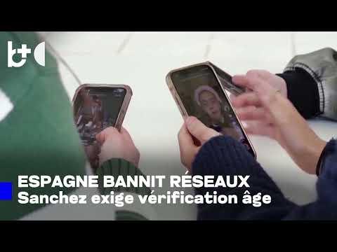 Interdiction des réseaux sociaux aux mineurs: l'Espagne suit l'Australie et la France