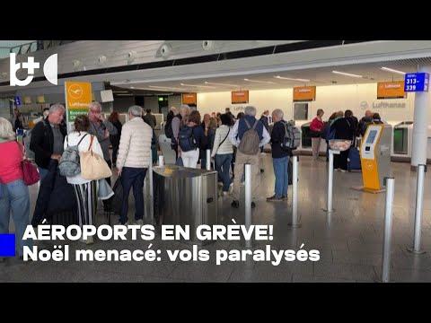 Noël arrive dans le chaos : tous les aéroports européens déclenchent des grèves en décembre