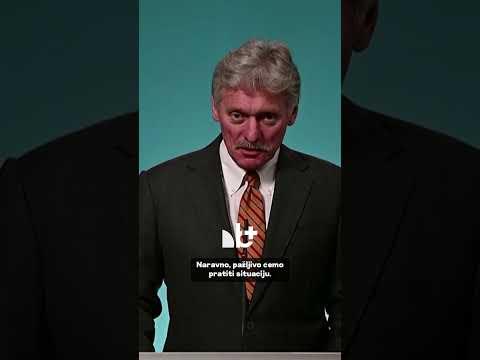 Dmitrij Peskov: Kremlj Pariskom samitu o Ukrajini poručuje - "Koalicija ratnih huškača" #Shorts