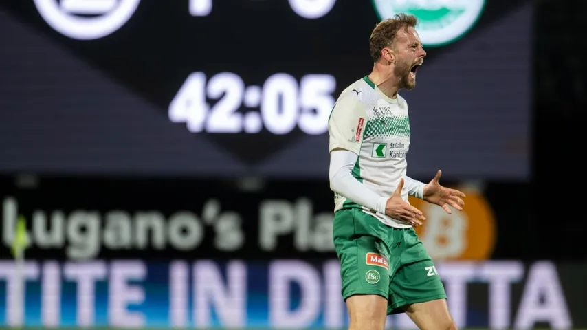 St.Gallen dreht Nachholspiel in Lugano – 3:1-Sieg nach Rückstand