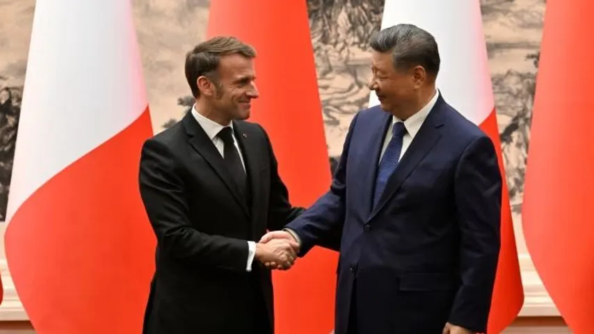 Macron droht China mit Handelszöllen