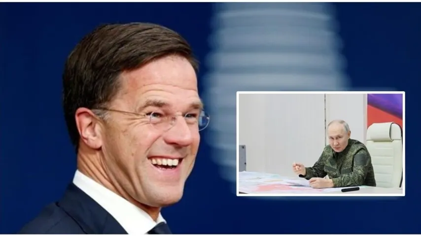 Rutte verspottet Putin: Er tritt in Militäruniform auf, bleibt aber stets fern der Front