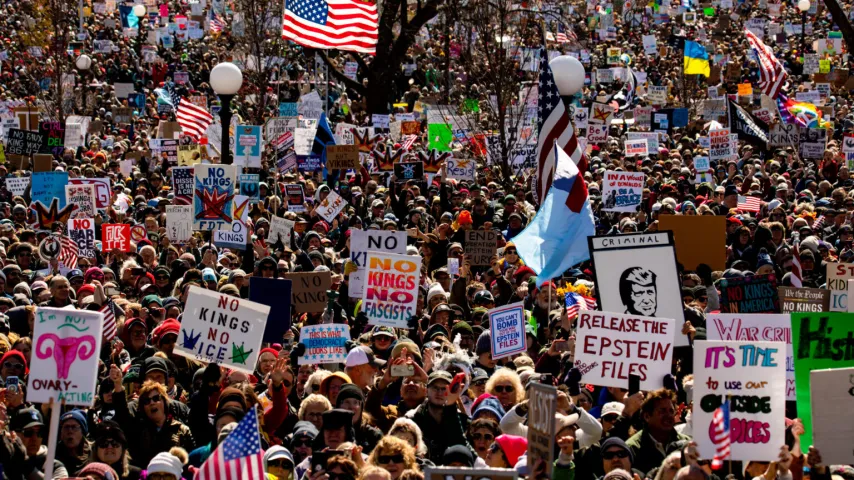 Anti-Trump-Proteste: Millionen gingen unter dem Motto „Keine Könige“ auf die Straßen