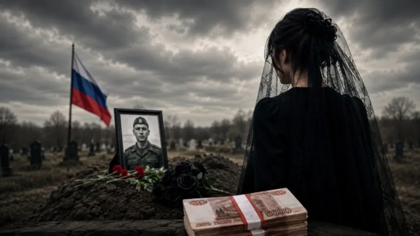 'Schwarze Witwen' in Russland nehmen zu — heiraten Soldaten für Todesprämie